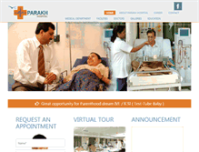 Tablet Screenshot of parakhhospital.com